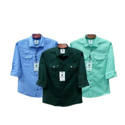 Premium Quality Long Sleeve Casual Shirt-3pcs