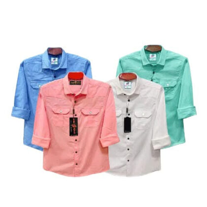 Premium Quality Long Sleeve Casual Shirt-4pcs