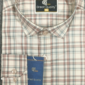 Elite Checked Formal Shirt for Men – Full Sleeve Shirt