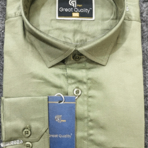 Olive Green Formal Shirt for Men – Premium Quality